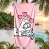 Simon'S Cat Fashion Beach Towel: Ideal for Summer Adventures Soft, absorbent and quick drying suitable for swimming and bathing