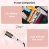 Yousheng Wired Curling Brush LED Display Thermal Brush Fast Heating Negative Ion Round Brush Electric Hair Straightening Curling Wand Tools