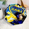 Boca Football Club Printed Automatic Umbrella, 8-Frame for Travel, Camping, Casual Umbrella, Essential Gift for  for Family and Friends