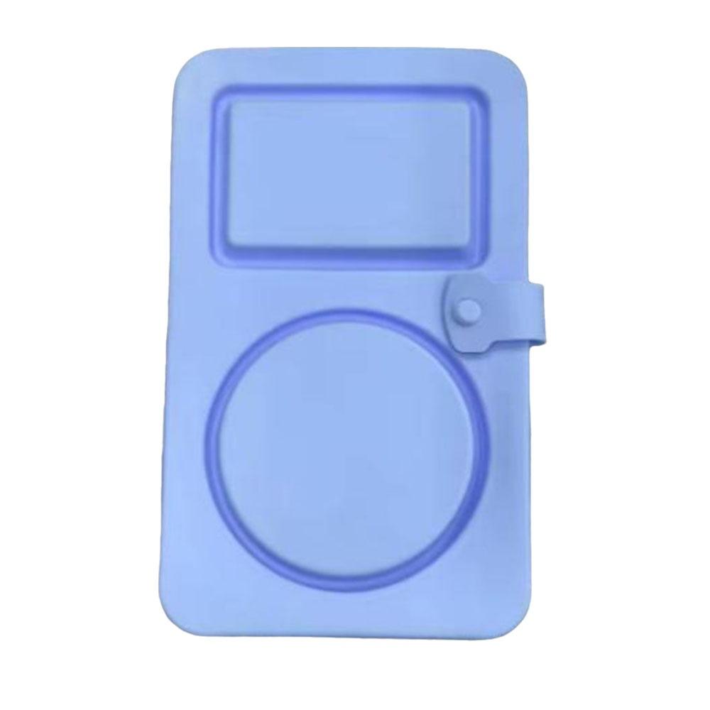 Foldable Double Compartment Snack Box Leakproof Sauce Seasoning Containers Kitchen Gadgets