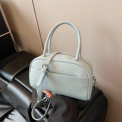 Frühlings-Neuheit Nische Litschi-Muster Handtasche Modisch Vielseitig Handtasche Kissenbeutel Kleine quadratische Tasche