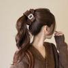 Korean Style Women Vertical Clip Plastic Ponytail Holder Shark Clip Bow Banana Clip  Party