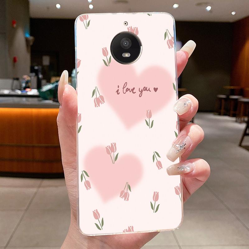 Case For Motorola Moto E4 Plus / XT1770 Clear Fashion Butterfly Flower Soft TPU Silicone Phone Cover for Moto E4 XT1762 E4+ Case