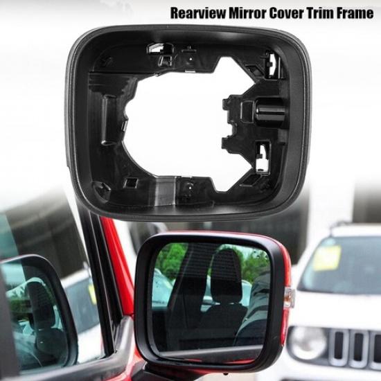 Right Side Exterior Door Mirror Housing Frame Cover For 2016-2021 Jeep Renegade