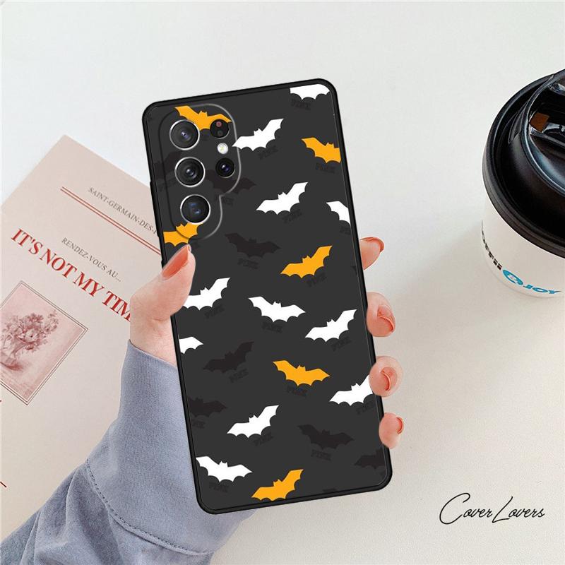 Vampire Bat Phone Case For Samsung Galaxy S24 S25 S23 S22 Ultra Note 10 20 Plus S20 S21 FE Cover