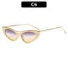 Fashion Cat Eye Sunglasses Women Luxury Brand Punk Metal Frame Sunglass Vintage Sexy Travel Eyewear UV400 Shades