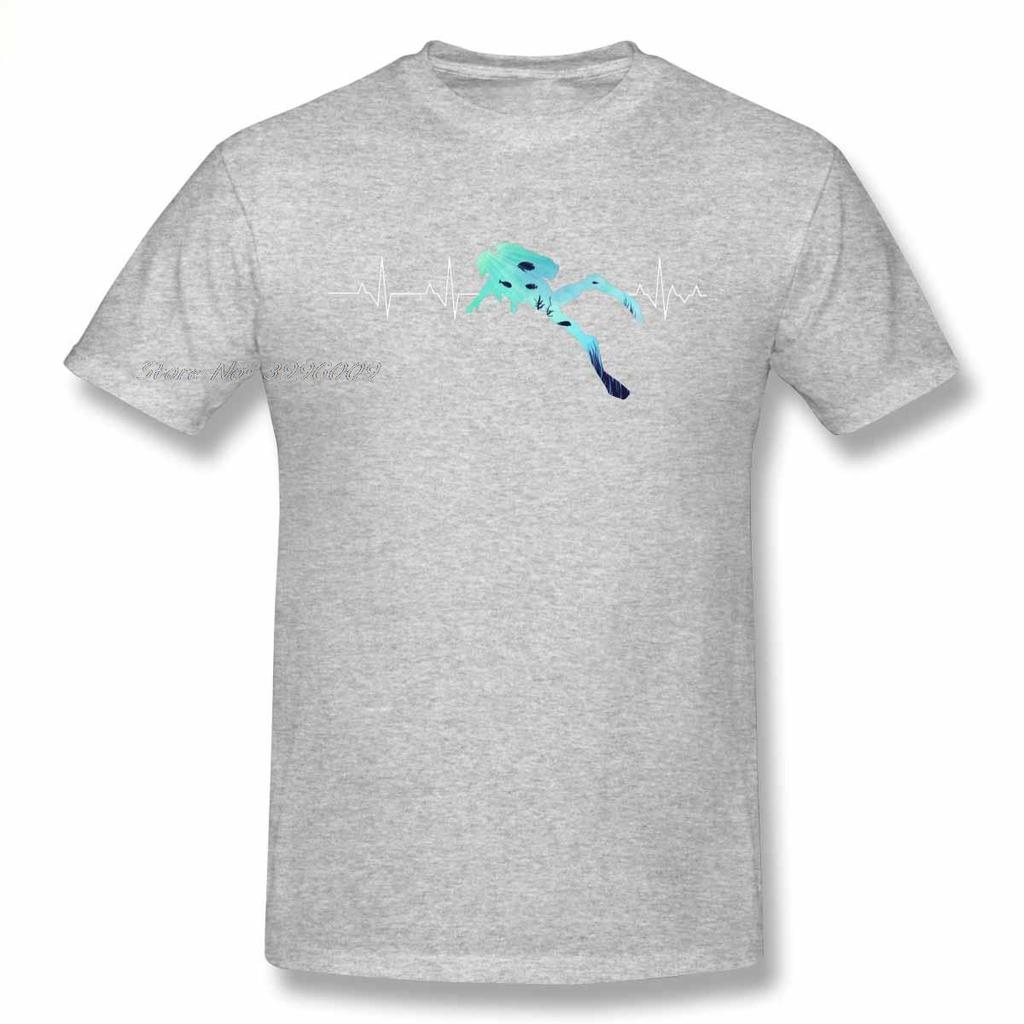 Scuba Diving Heart Beat T Shirt Oversized Cotton Crewneck Short Sleeve Men Dive Tshirt