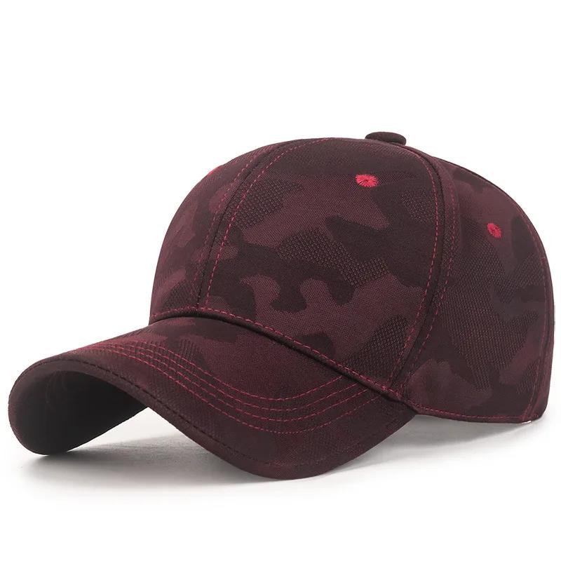 New Unisex Camouflage Baseball Cap Fashion Men Breathable Adjustable Sun Hat Outdoor Hunting Snapback Caps Casual Trucker Hats