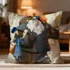 Popular KKlausew Cushion Cover Soft Washable Pillow Case Multi-Scene for Couch Bed Travel Office Use