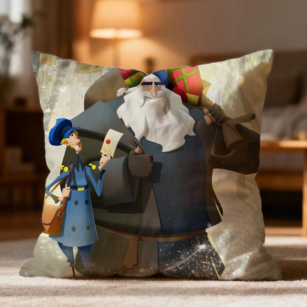 Popular KKlausew Cushion Cover Soft Washable Pillow Case Multi-Scene for Couch Bed Travel Office Use