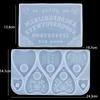 Gioco Gotico Resina Epossidica Fatto a Mano Argilla di Silicone Strumenti Tavola Ouija Planchette Stampo Stampo per Colata in Resina