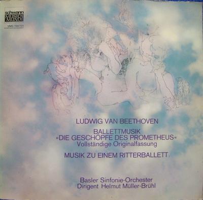 LP Record HELMUT MULLERBRUHL BASLER SINFONI Beethoven Balletmusik Die Geschopfe VMS70001 SCHWANN MUSICA 1970 Germany Classical Used
