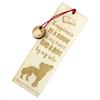 Chinese Crested Dog, Puff - Dog Bookmark, Personalized Bookmark, Dog Gadget for Art-Dog Brand Readers