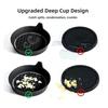 New Non-slip Water Cup Pad Car Coaster Diamond Rhinestone Bling Decoration Anti-skid Rubber Cup Bottle Mat Accessories