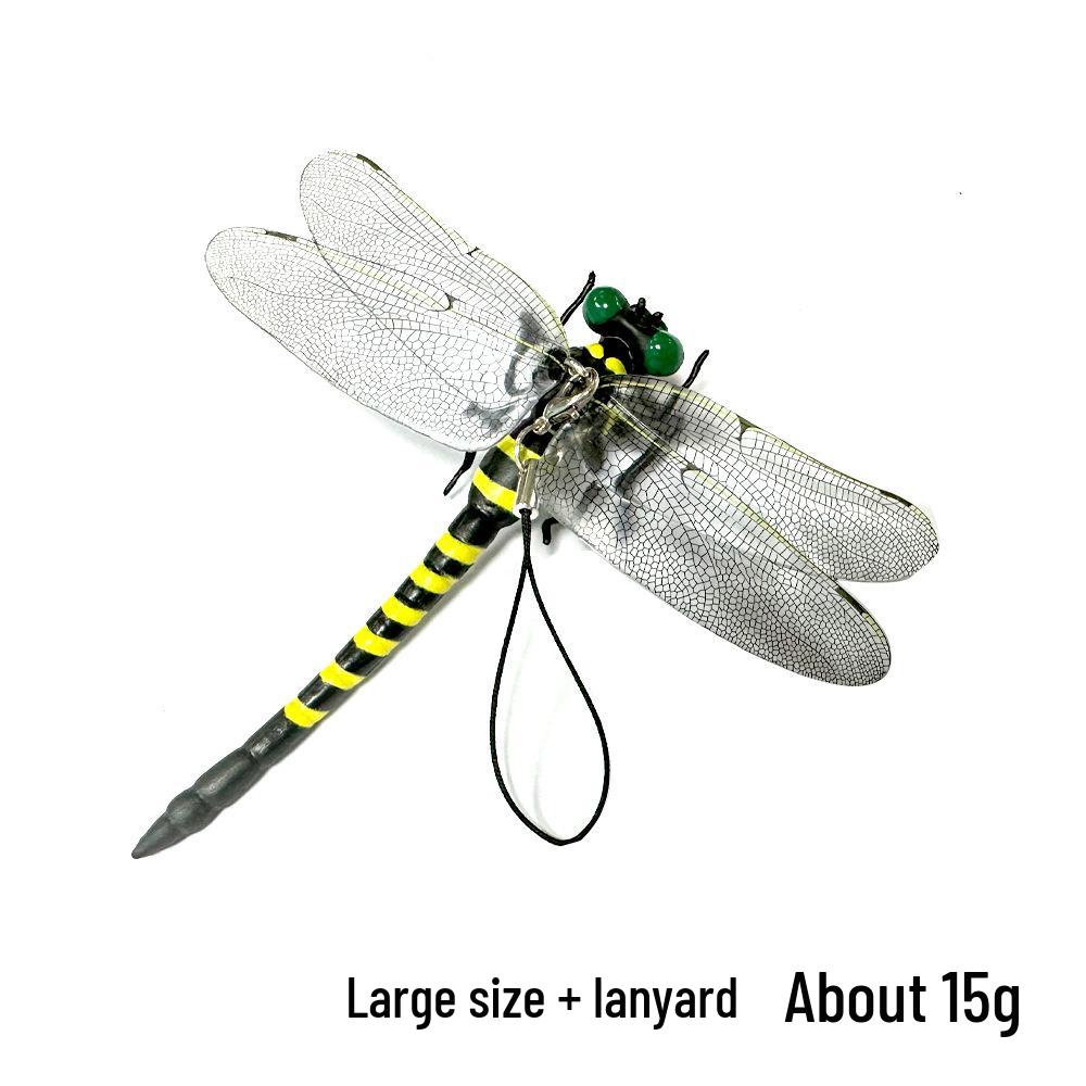 Large Dragonfly Mosquito Repellent Toy (12cm Wingspan) - Outdoor Simulation Model