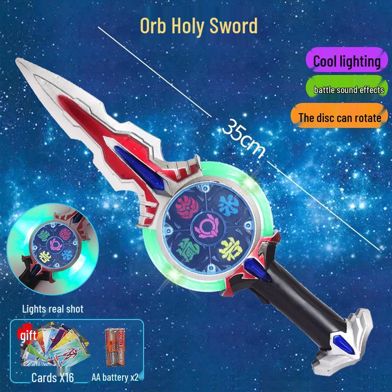 Ultraman Orb Holy Sword & Ring Card Collection Toy Set