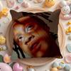 Rapper T-Trippie R-Redd Cushion Cover Summer Coolness Linen Fabric Double-Sided Printing Pillow Case Sofa Home Decor Gift
