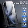 For Google Pixel 10 Pro Fold with Magnetic Power [Hidden Kickstand][Screen Protector][Hinge Protection] Slim Shockproof Protective Phone Case-Black