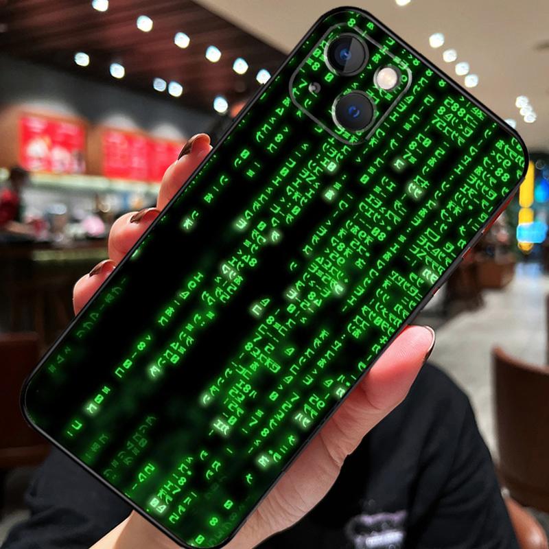 Matrix For Apple iPhone 11 14 12 Pro Max 7 8 Plus X XS XR SE 2020 13 Pro Max Phone Back Cover Coque
