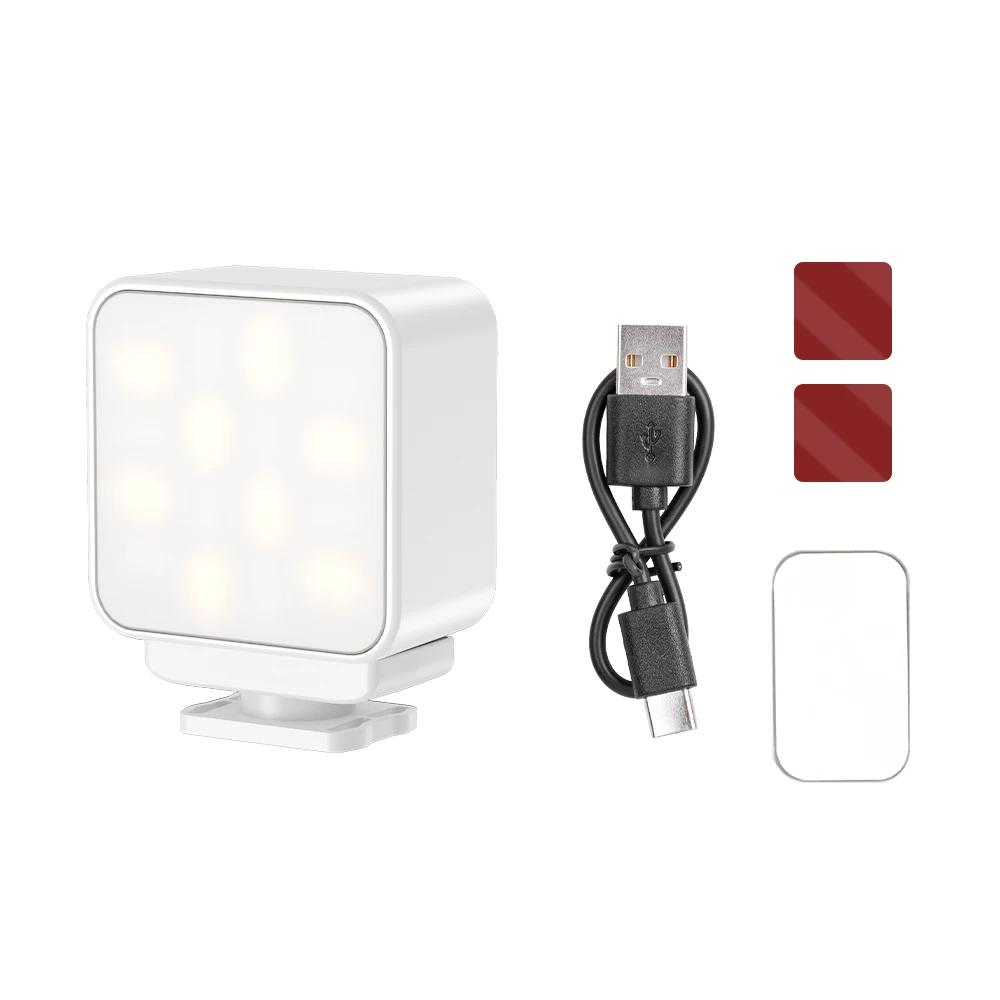 Flymile Pocket 3 Magnetic Fill Light for DJI Osmo Pocket 3 Mini Led Video Light Live Vlogging 300mAh Rechargeable