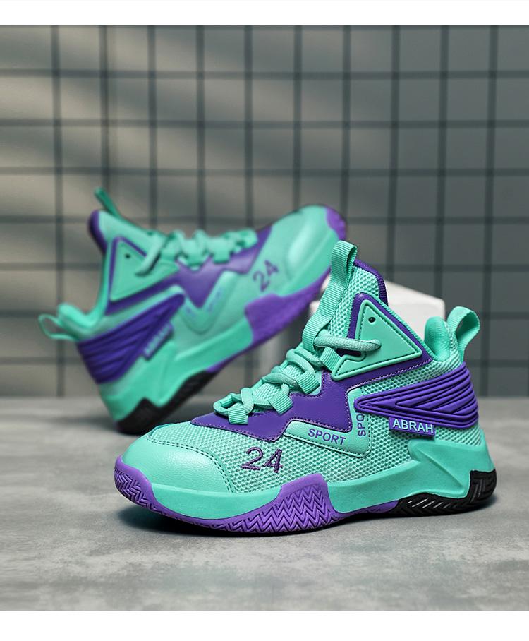 Chaussures de basket-ball en mesh respirant pour garçons, été 2025, pour adolescents et grands enfants