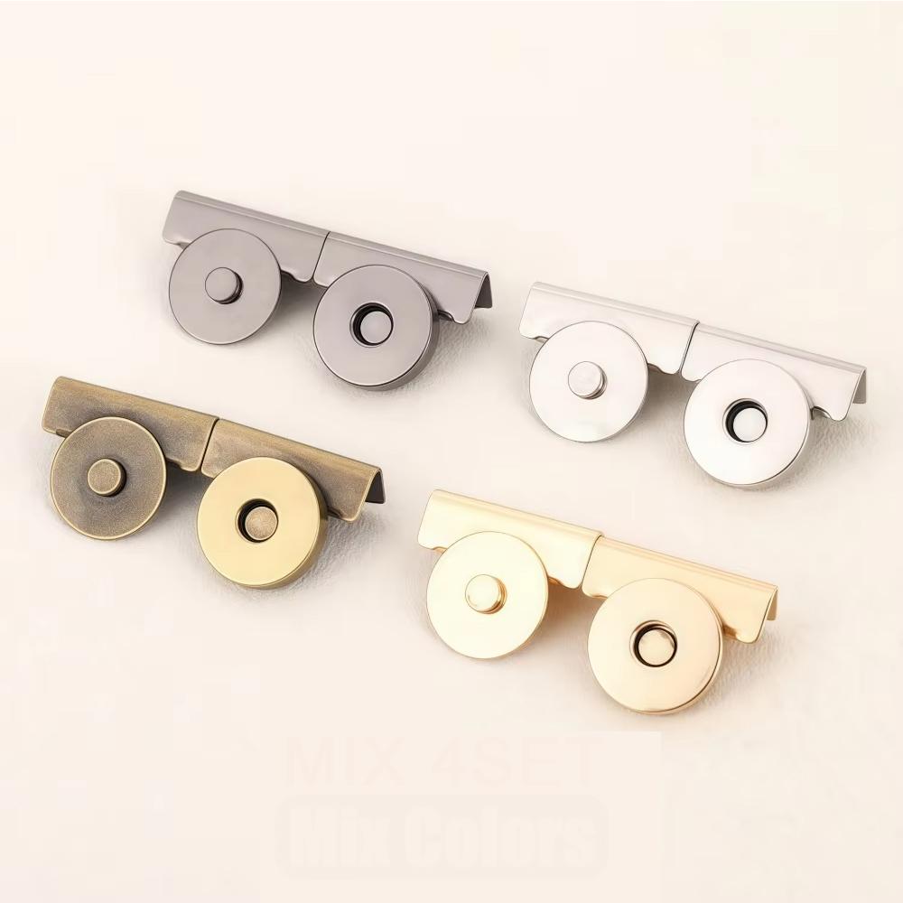 4/8 sets Seamless Magnetic Button Magnet Buckle Hidden Button Snap Button for Shoulder Bag Wallet Clothes DIY Craft Accessories