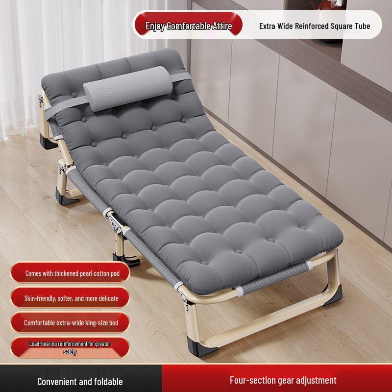 Portable Multi-Functional Folding Recliner: Office & Home Nap Bed for Adults
