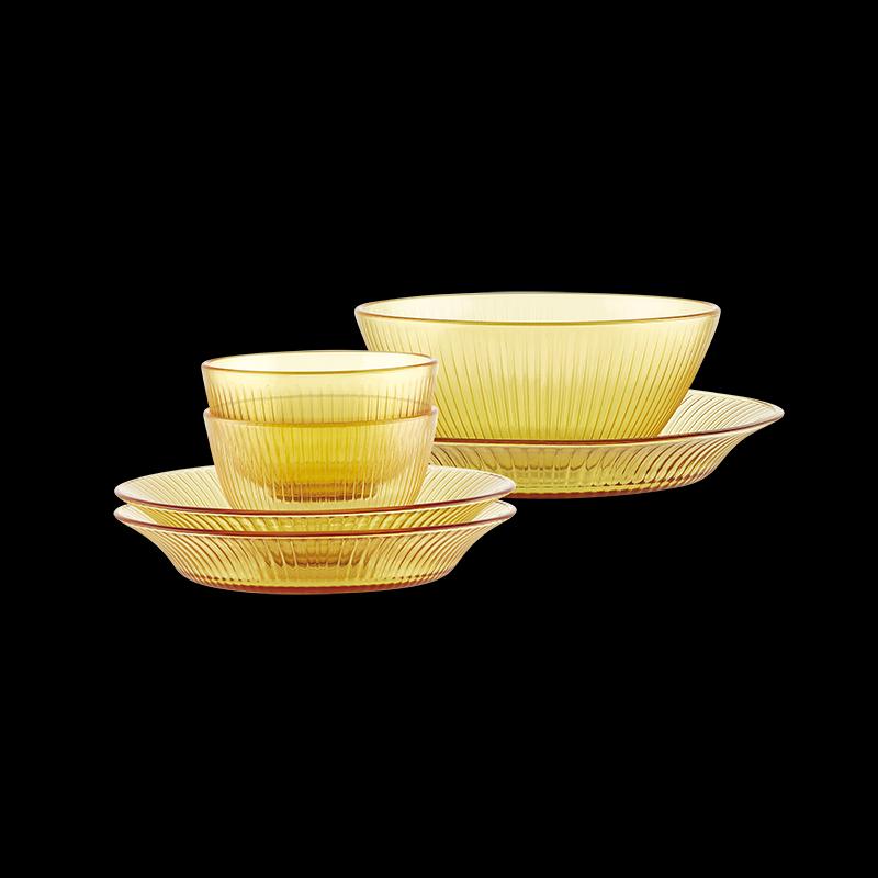 VISIONS Corning Crystal Collection 6-Piece Dinnerware Set