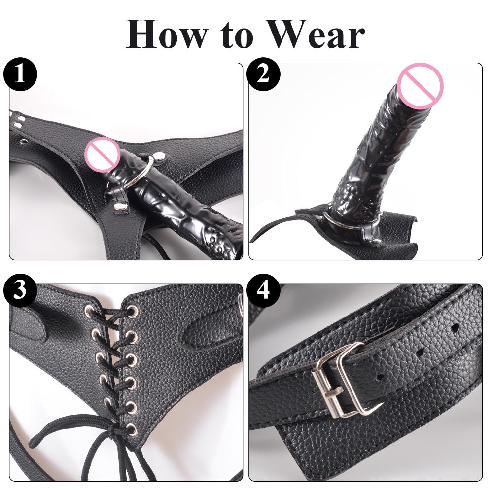 Lesbian Strapon Dildo Panties Realistic Penis Strap-on Harness Pegging Belt Gay Anal Plug Suction Cup Dong Adult Sexy Products Sex Toys For Women Shop