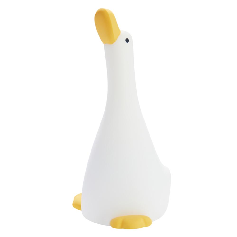 

Looking-Up Duck Night Light Warm Light Eye Protection Tap Dimmable Table Lamp with Timer A