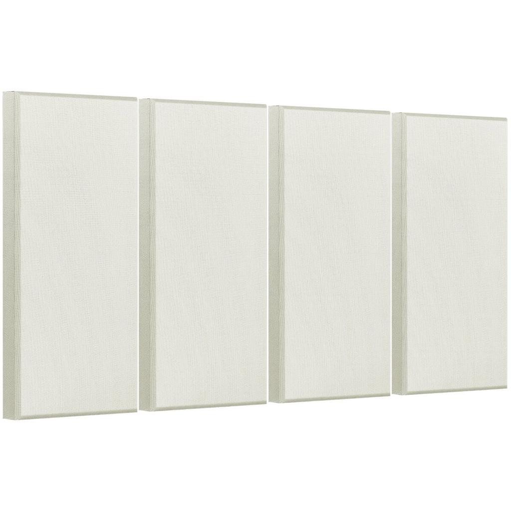 4 PCS Acoustic Wall Panels 2 In Thick 23.6 X 11.8 In Self-adhesive Beige