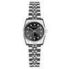 Diamond Face Steel Belt Calendar Watch Female Simple Casual Student Fashion Quartz Gold Suit Men'S Watch Couple