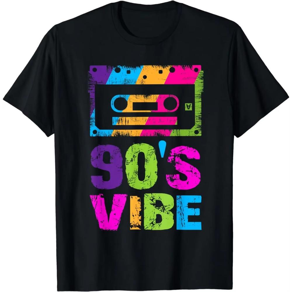 90s Vibe Vintage 1990s Music 90s Costume Party Nineties T-Shirt  Graphic T Shirts  Streetwear  Vintage T Shirt  Camisas
