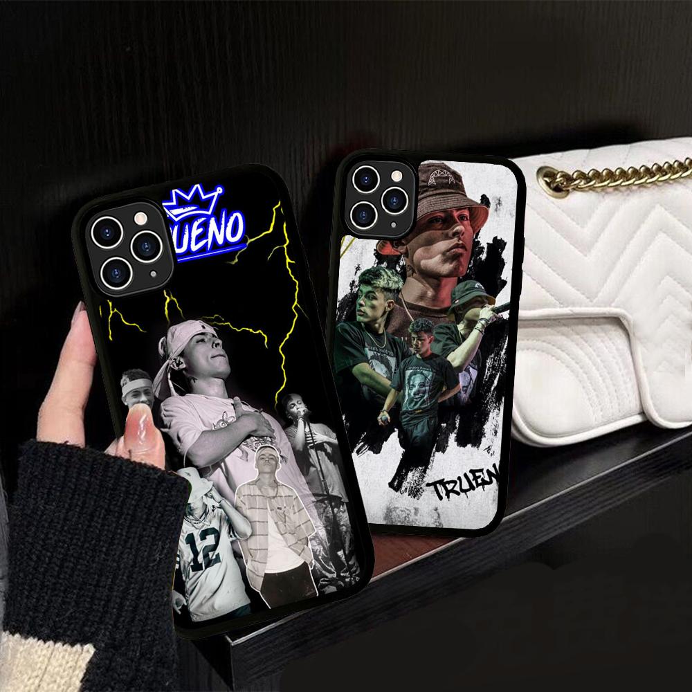 T-Trueno Rapper Phone Case Silicone PC+TPU For For IPhone 11 12 13 14 15 16 Plus Pro Max Cover