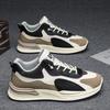 Spring Agassi-style Dad Shoes for Men, Hong Kong Style Casual Running Shoes, Trendy Height-increasing Sports Shoes for Men.