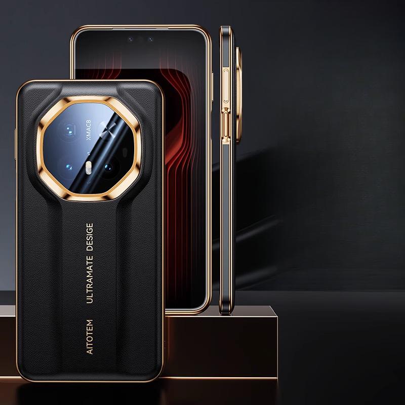 Nowe etui RS od Niezwykłego Mistrza, Pasuje do Huawei Mate70rs, Natychmiast zamienia się w w pełni pokrywające, odporne na upadki, męskie etui skórzane