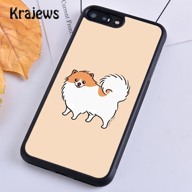 Pomeranian Watercolor Dog Phone Case Cover For iPhone 17 Air 16 15 14 Plus 12 13 Pro Max Coque Fundas