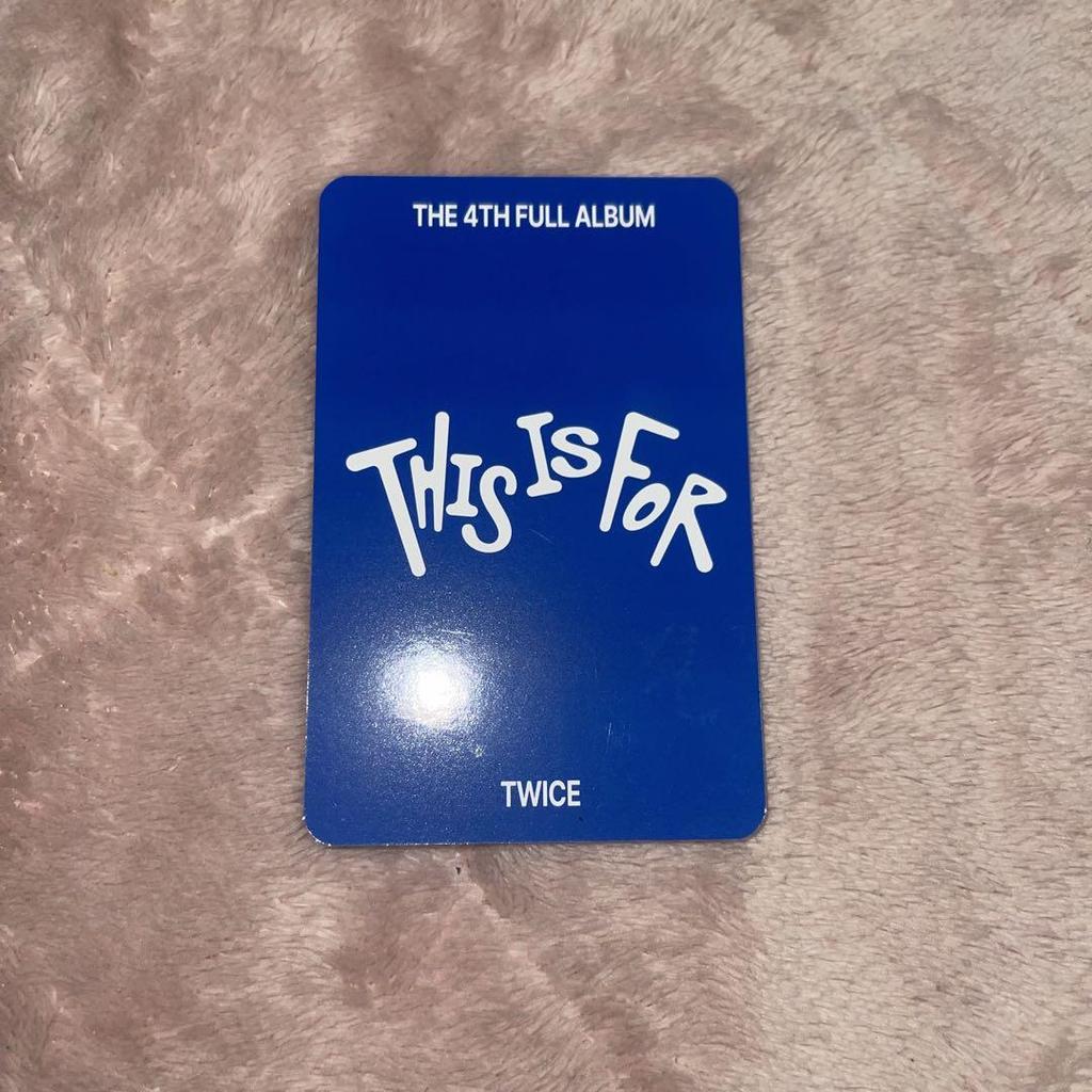 [USED] TWICE Mina THIS IS FOR MUSICPLANT Regular Edition