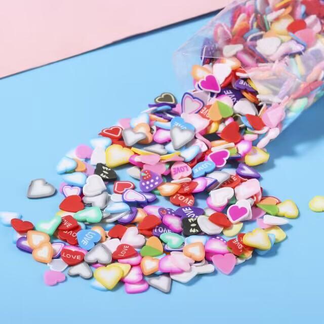1000-3000pcs Mix Fruit Soft Clay Slime Animal Flower Slice Resin Filler for Nail Art Epoxy Mold DIY Craft Making Wholesale