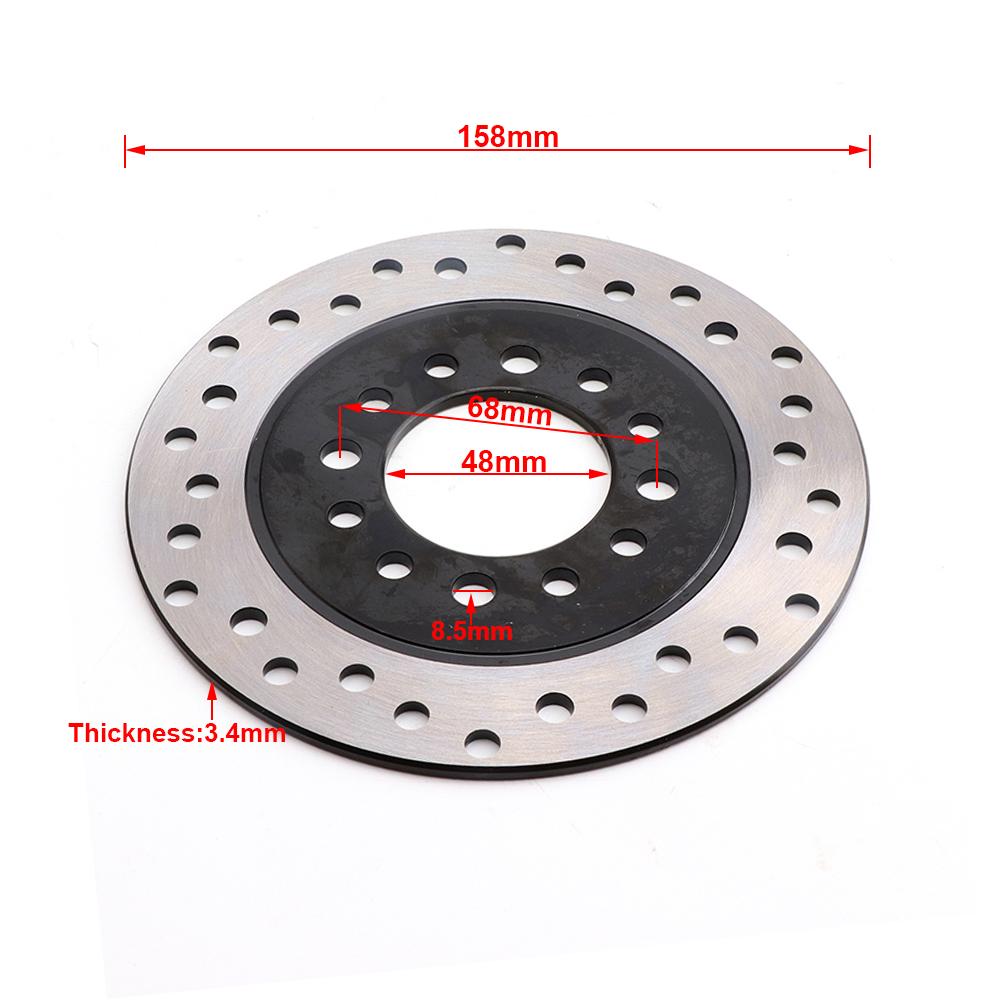 Front Rear Disc Brake Plate For 50cc 70cc 90cc 110cc 125cc 150cc 200cc 250cc Electric ATV Quad Go Kart UTV Dune Buggy Trike