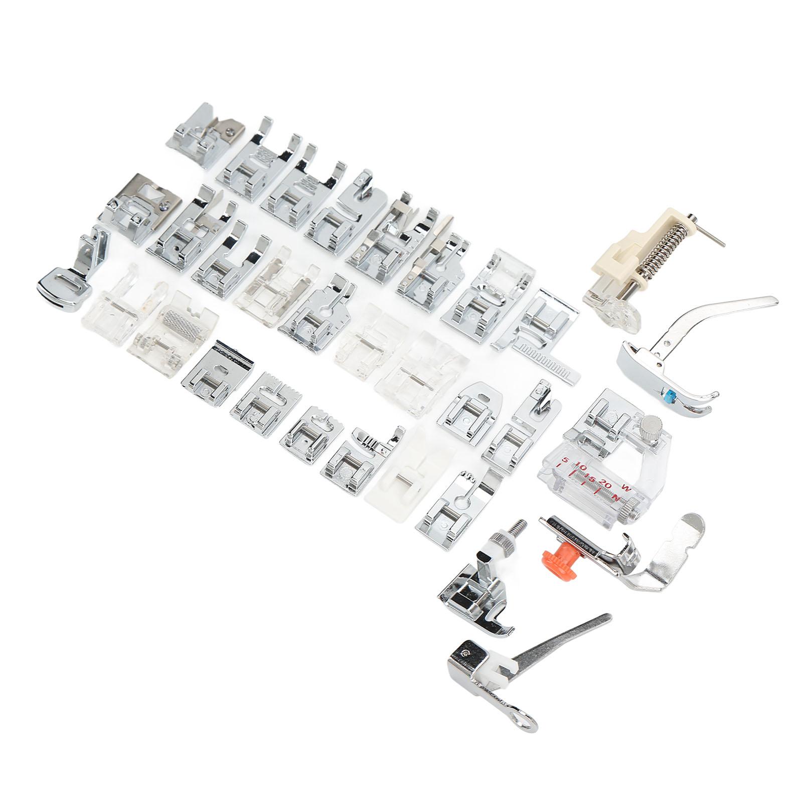 

32Pcs Presser Foot Multi Function Improve Work Efficiency Wear Resistance Sewing Machine Accessories
