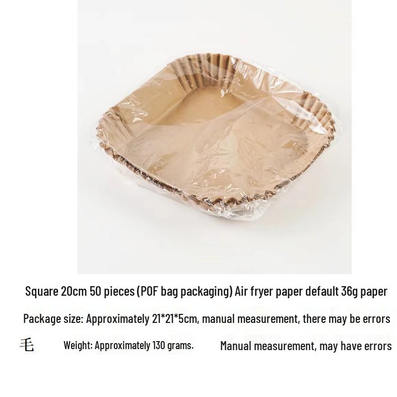 Food Grade Silicone Air Fryer Baking Papers, 16cm-20cm
