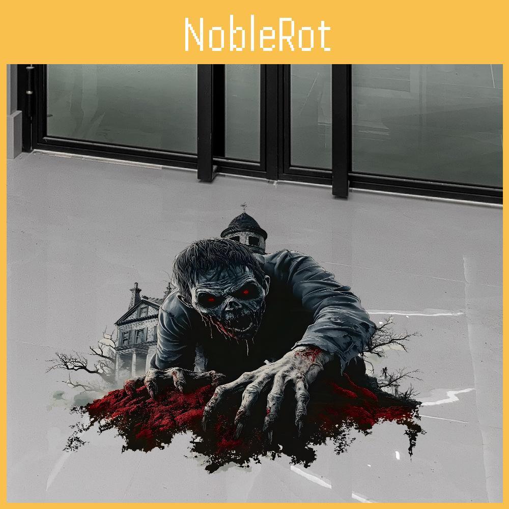 Horror Wall Halloween Breaking Zombies Appear In Living Room Home Decoration