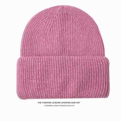 New Rabbit Fur Knitted Beanie Hats Women Grils Outdoor Warmer Skullies Cap Unisex Casual Skiing Bonnet Gorros Ladies Autumn Hats