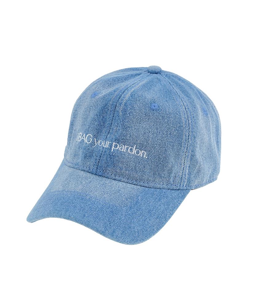 Aibaegyueopadeun I Bag Your Pardon. Denim Ballcap (2 Colors)