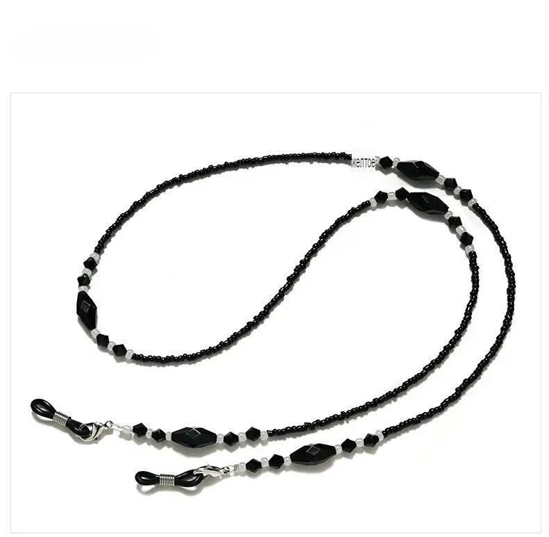 

Акриловая цепочка для очков Молодежная мода Нескользящая декоративная цепочка чёрный