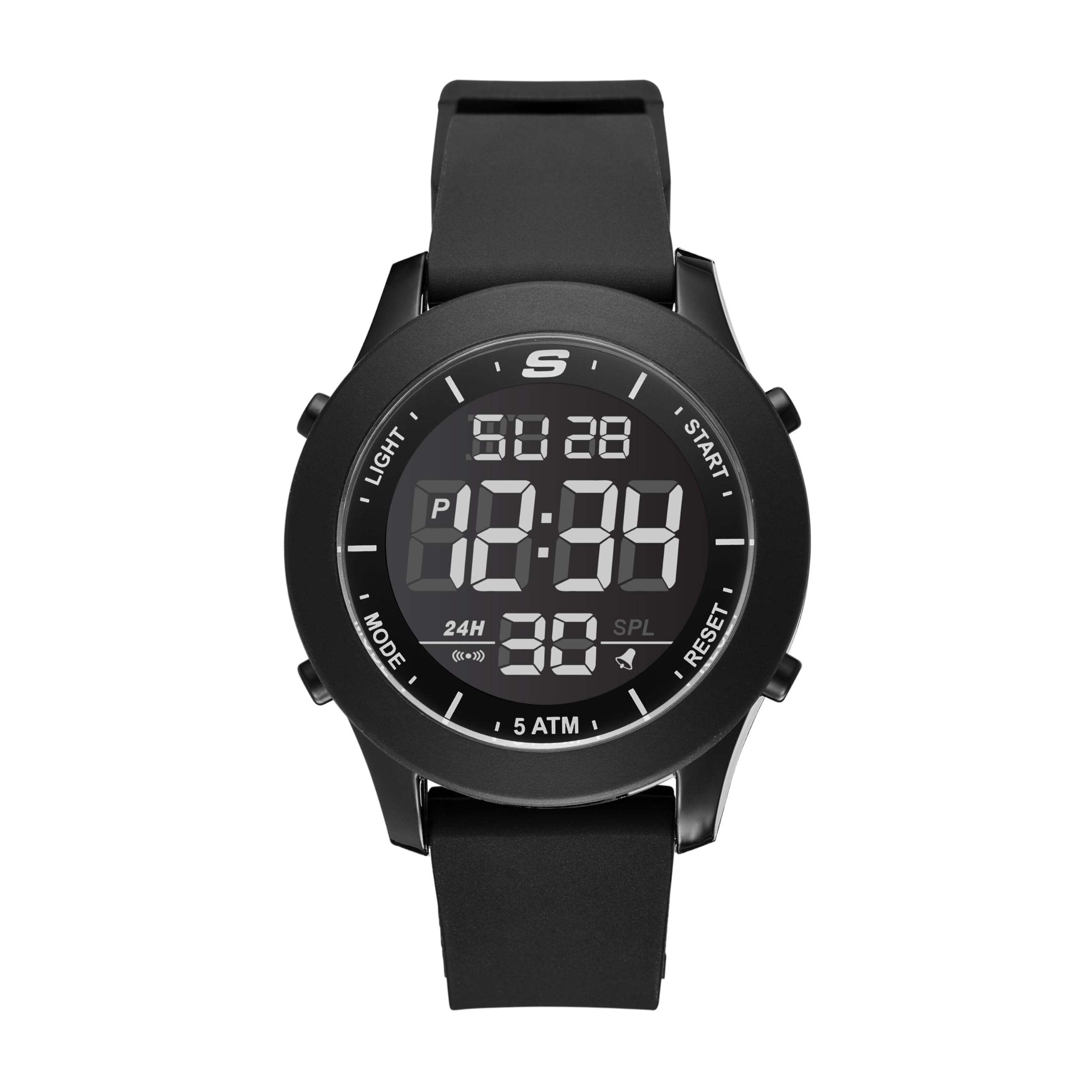 Skechers Digital Silicone Watch SR5107 Men s чёрный