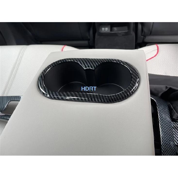 Car Style Gear Shift Window Control Panel Air Vent Outlet Steering Wheel Water Cup Carbon Fibre Interior For BYD Song Pro 2025 +