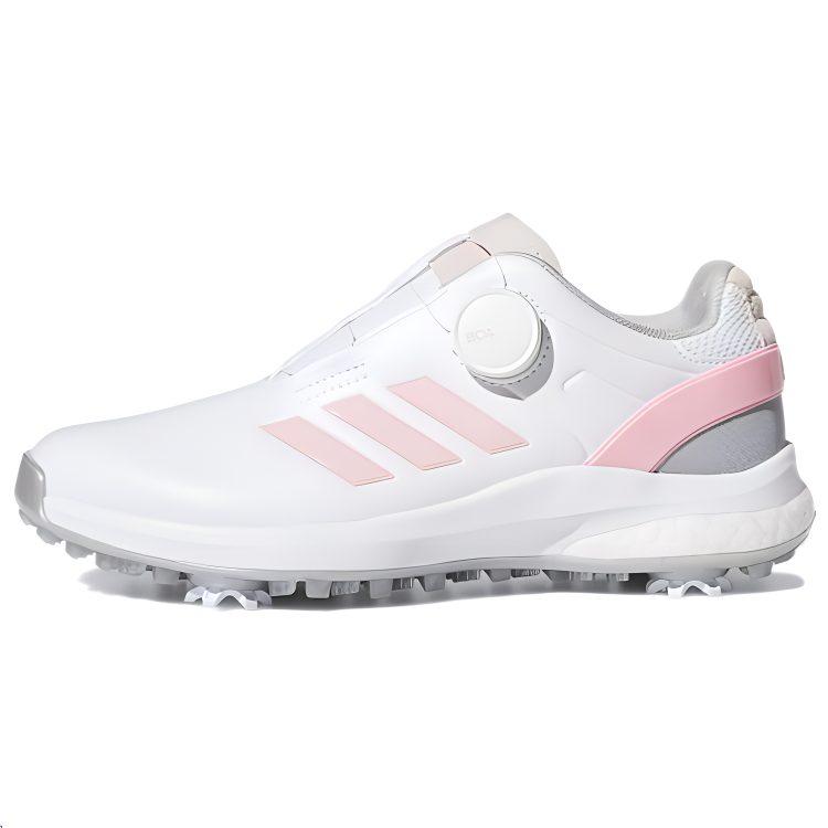 adidas EQT BOA Golf Abrasion Resistant Abrasion Resistant Low Top Running Shoes Women's White Pink FW6285