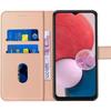 Coque pour Samsung Galaxy A23 5G Rose Anti-Choc Anti Rayure Effet Cuir Protection 360°